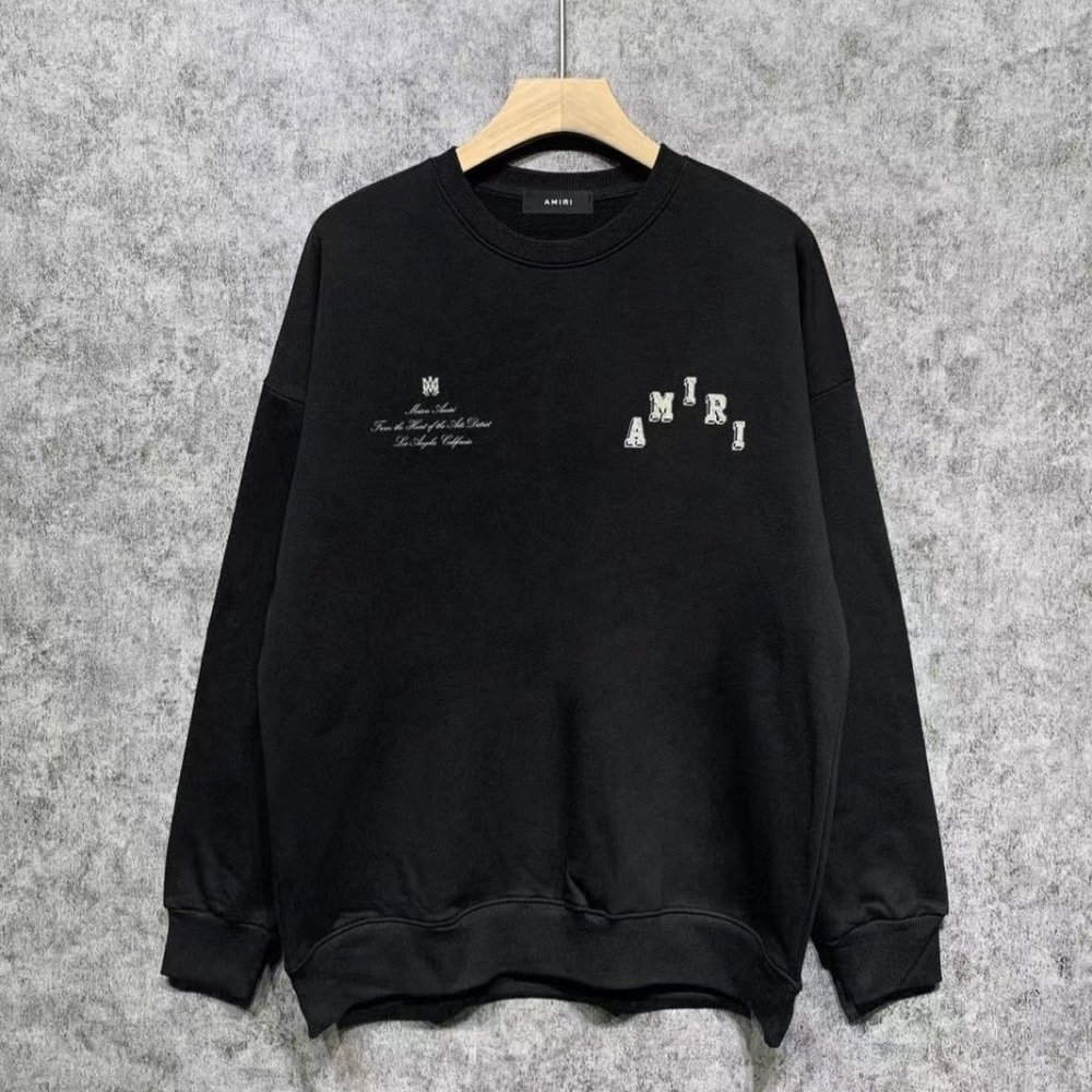 AMIRI Vintage Collegiate Crewneck Sweatshirt
